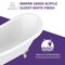 Anzzi Belissima 69.29 in Double Slipper Acrylic Claw Foot Tub in White FT-CF130FAFT-CH - alternate 2
